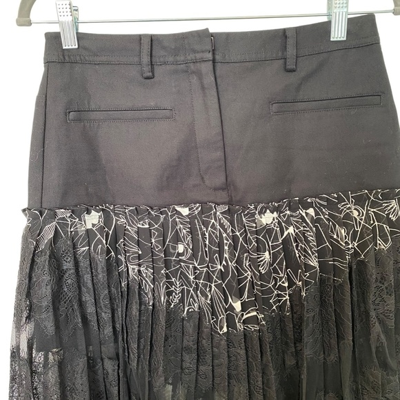 BCBG Maxazria Runway Skirt, XXS, black with white - Picture 4 of 10